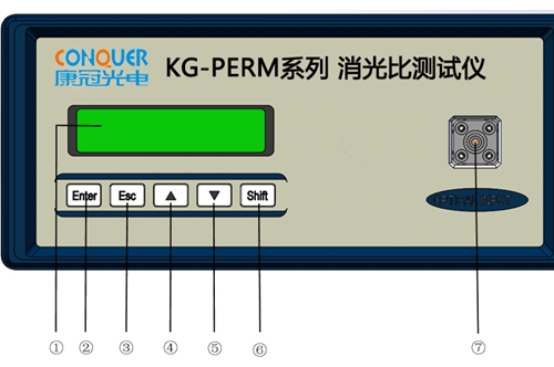 消光比测试仪KG-PERM使用说明书