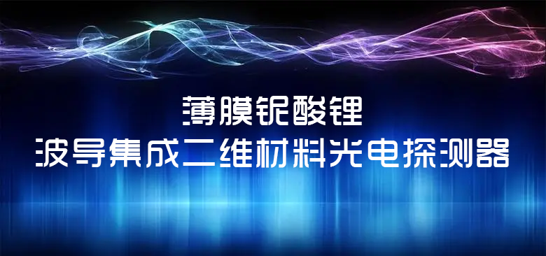 薄膜铌酸锂波导集成二维材料光电探测器封面图