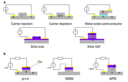 Silicon photonics active element