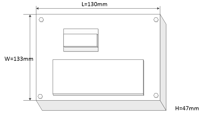 蝶形激光器驱动模块机械尺寸图
