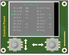 延时脉冲信号发生器面板图 延时脉冲信号发生器面板图