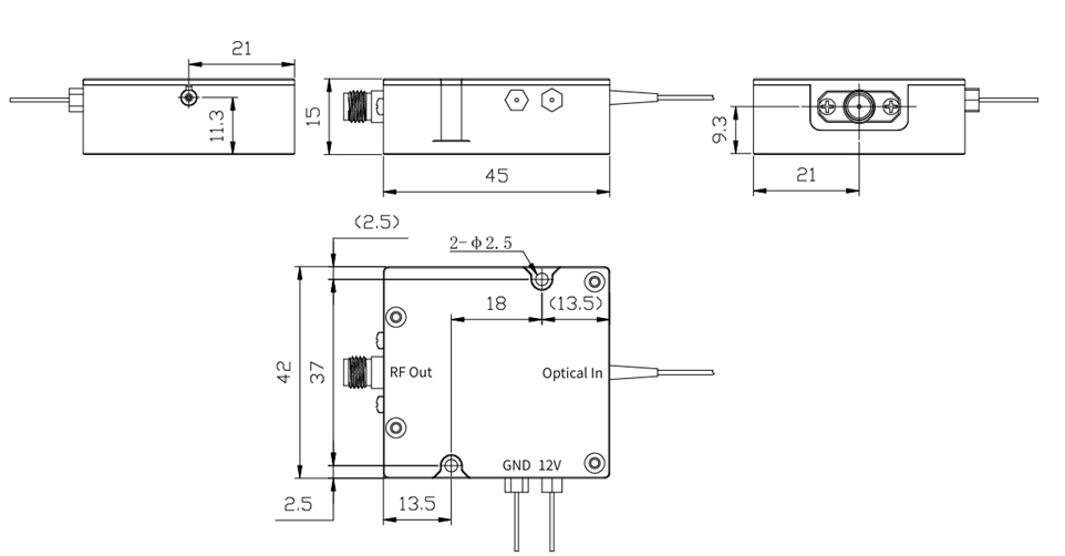 光接收模块结构图